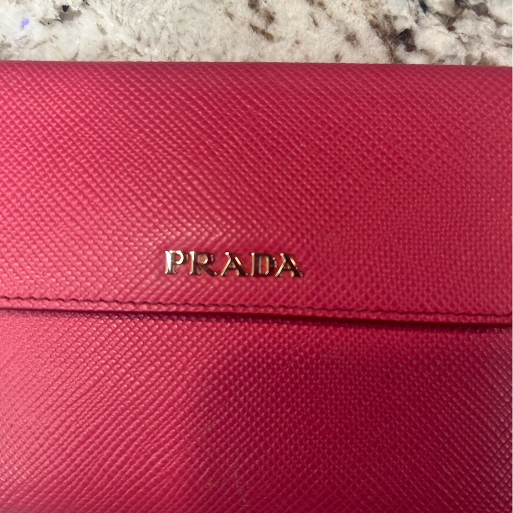 NEW PRADA Saffiano Leather Esplanade Clutch Bag - Picture 16 of 16